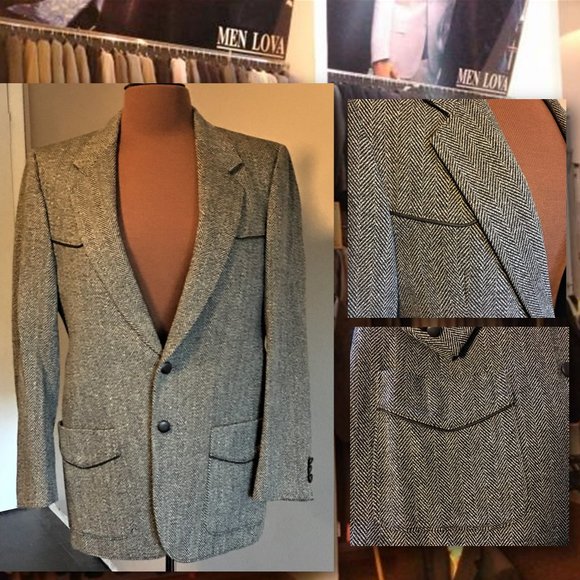 Men Lova Other - MEN LOVA Mexican Tailored Virgin Wool Mens Jacket  |  38 TALL